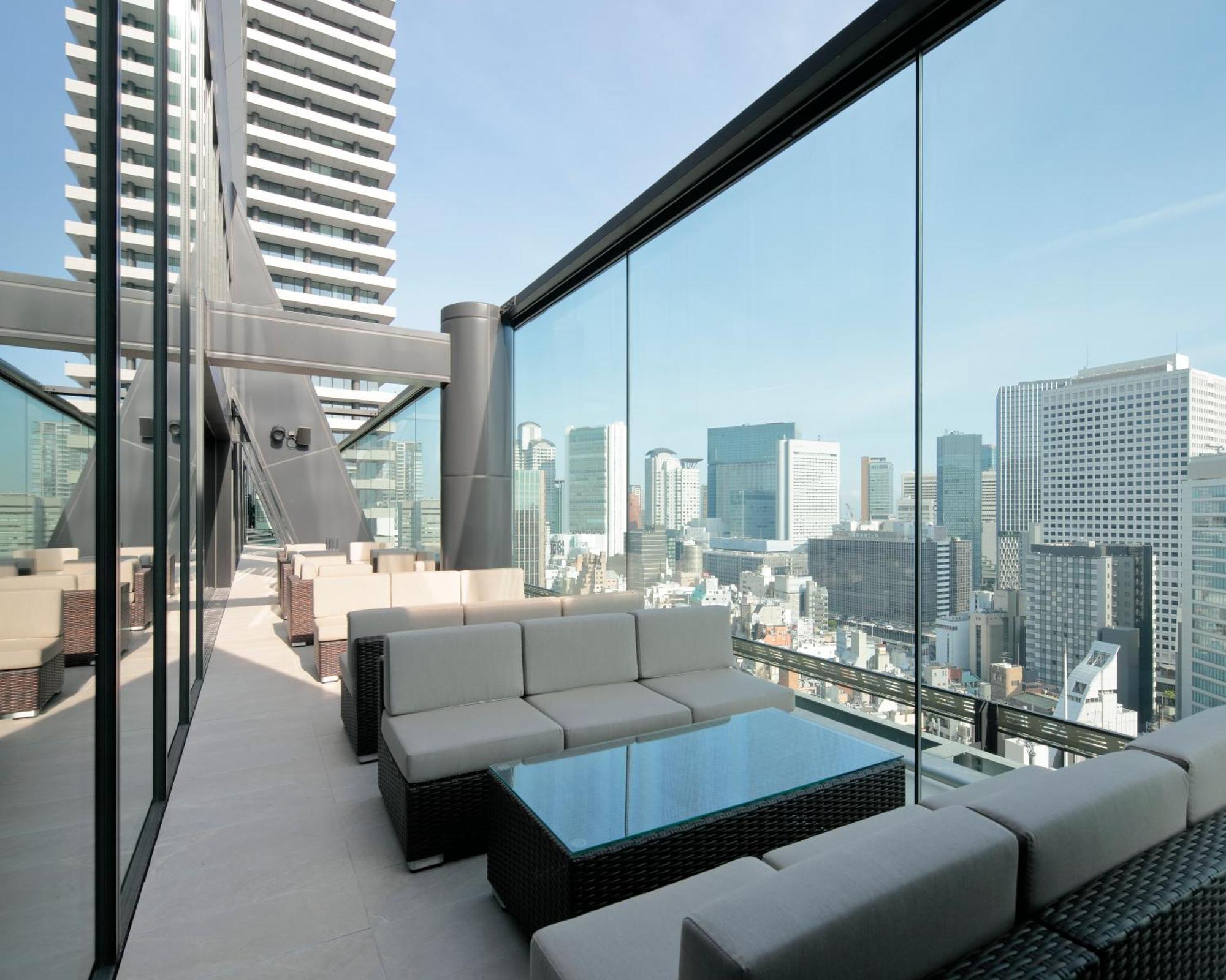Candeo Hotels Osaka The Tower Exterior foto Sky bar
